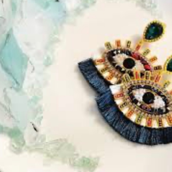 Handmade Boho beaded earrings 3 - Picture 4 of 9